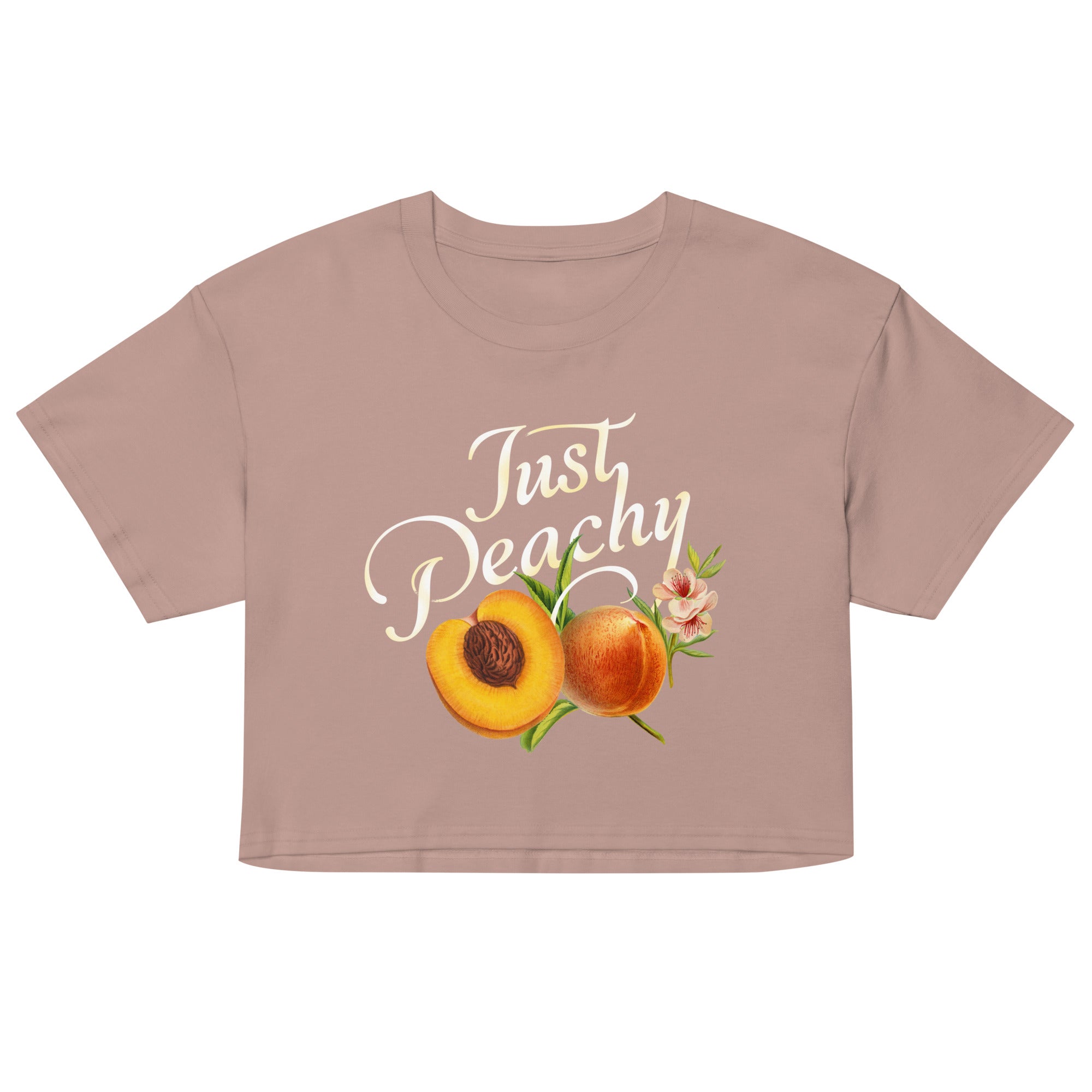 Just Peachy Women's Crop Tee