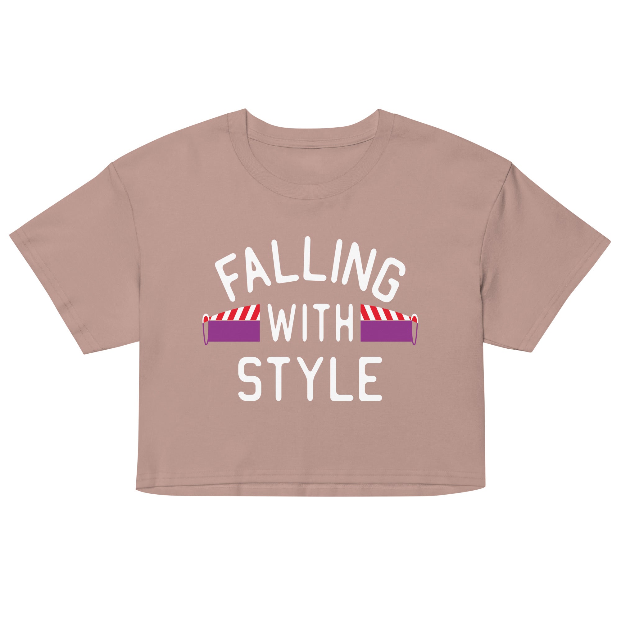 Falling With Style Women's Crop Tee