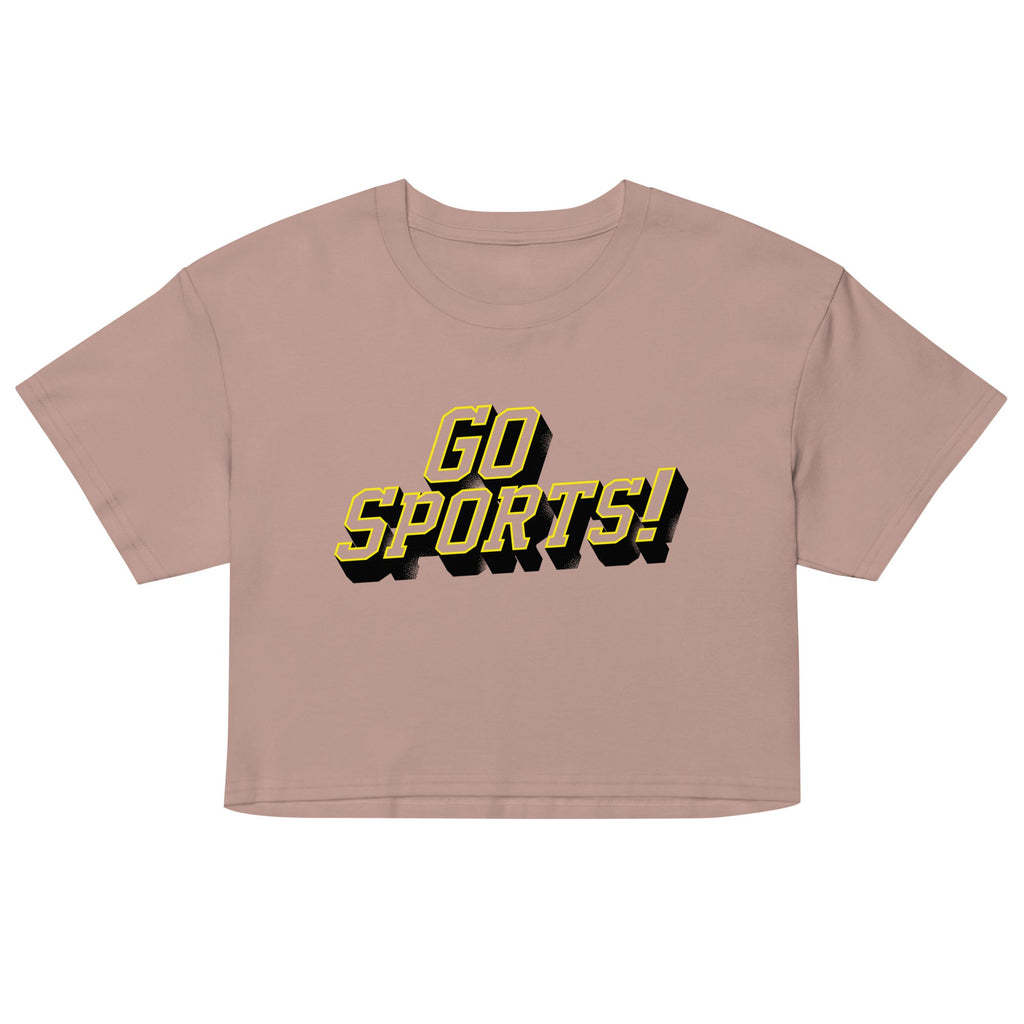 Go Sports! Women's Crop Tee
