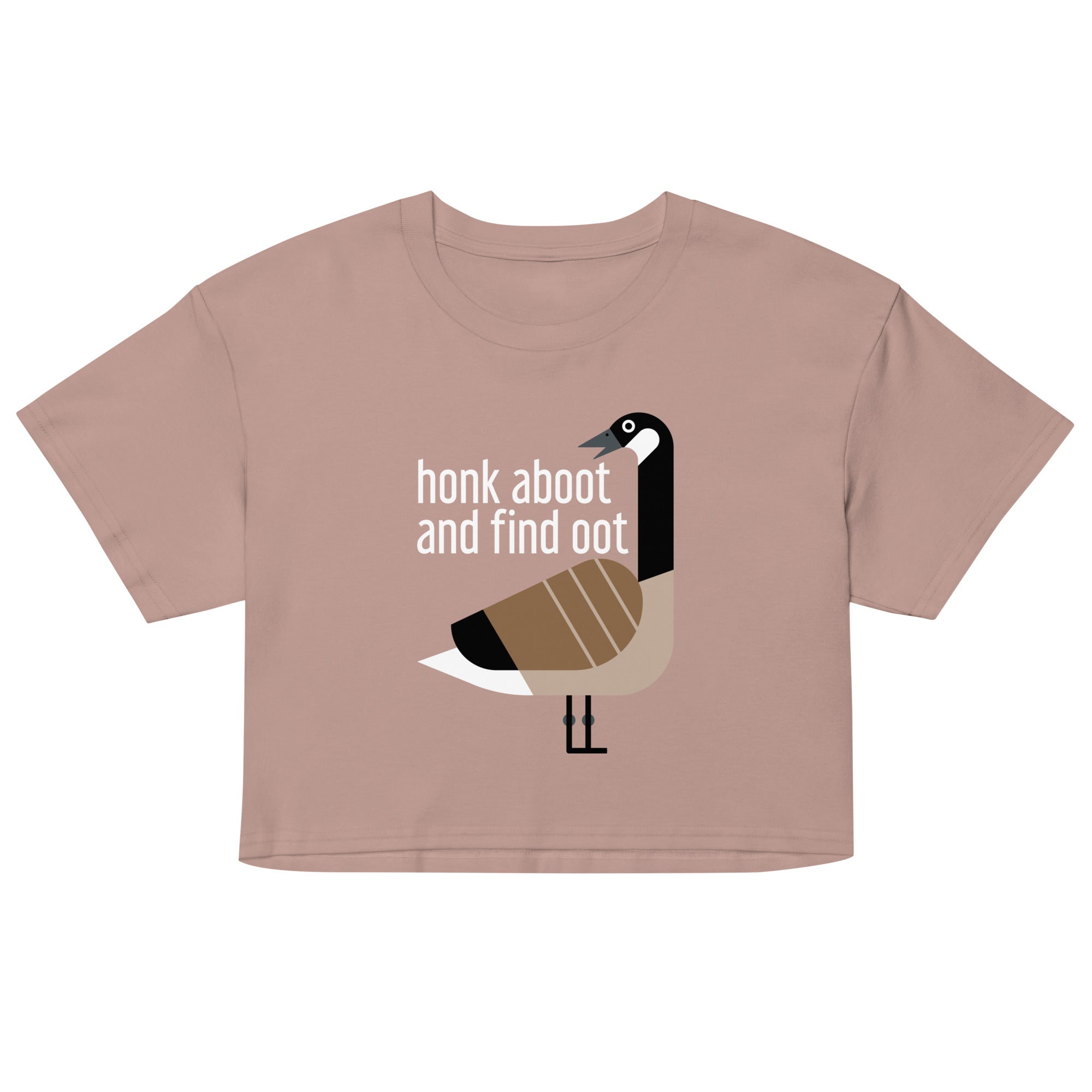 Honk Aboot And Find Oot Women's Crop Tee