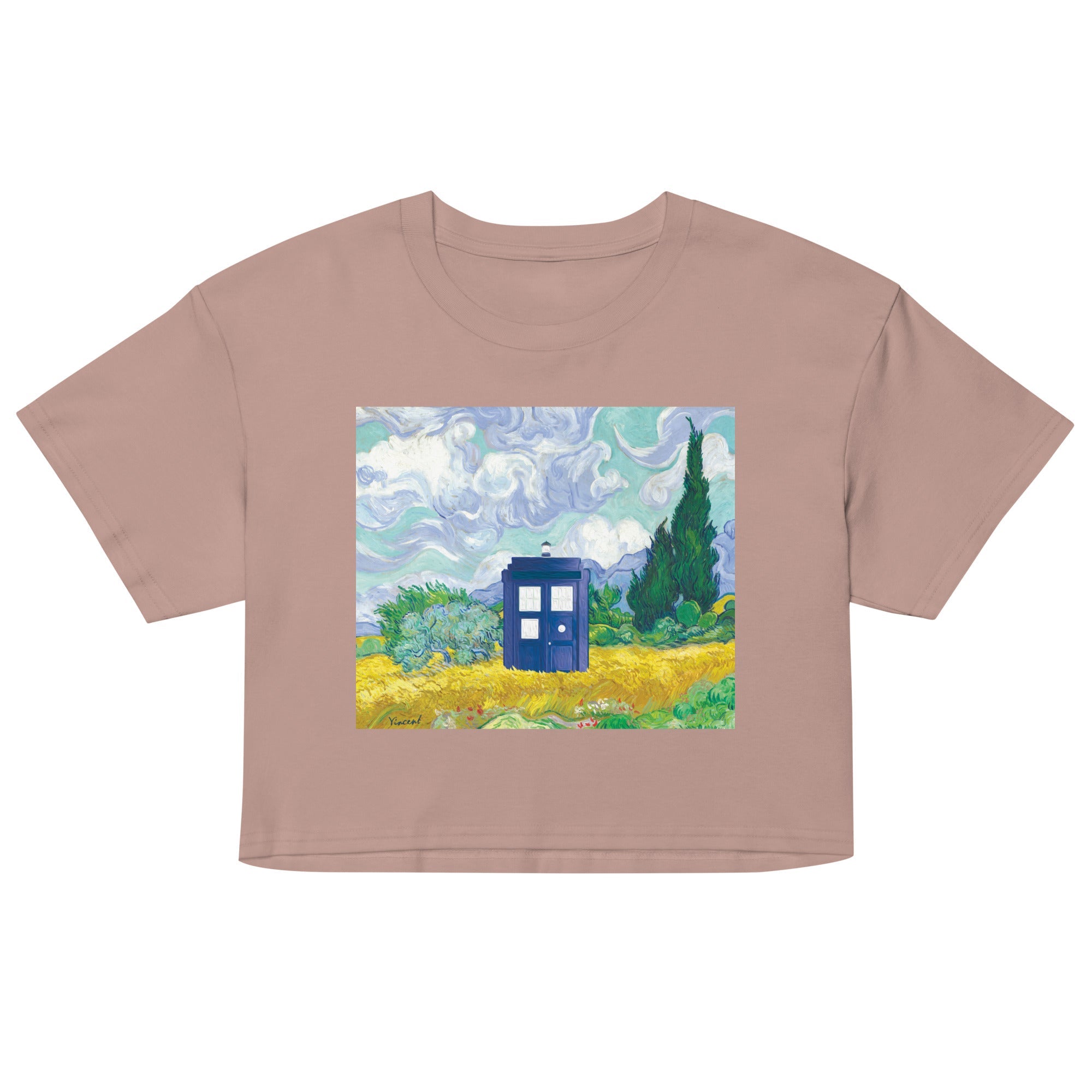Visiting Van Gogh Women's Crop Tee