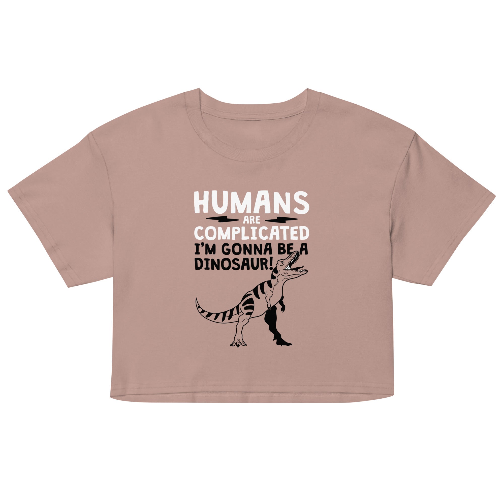 Humans Are Complicated Women's Crop Tee