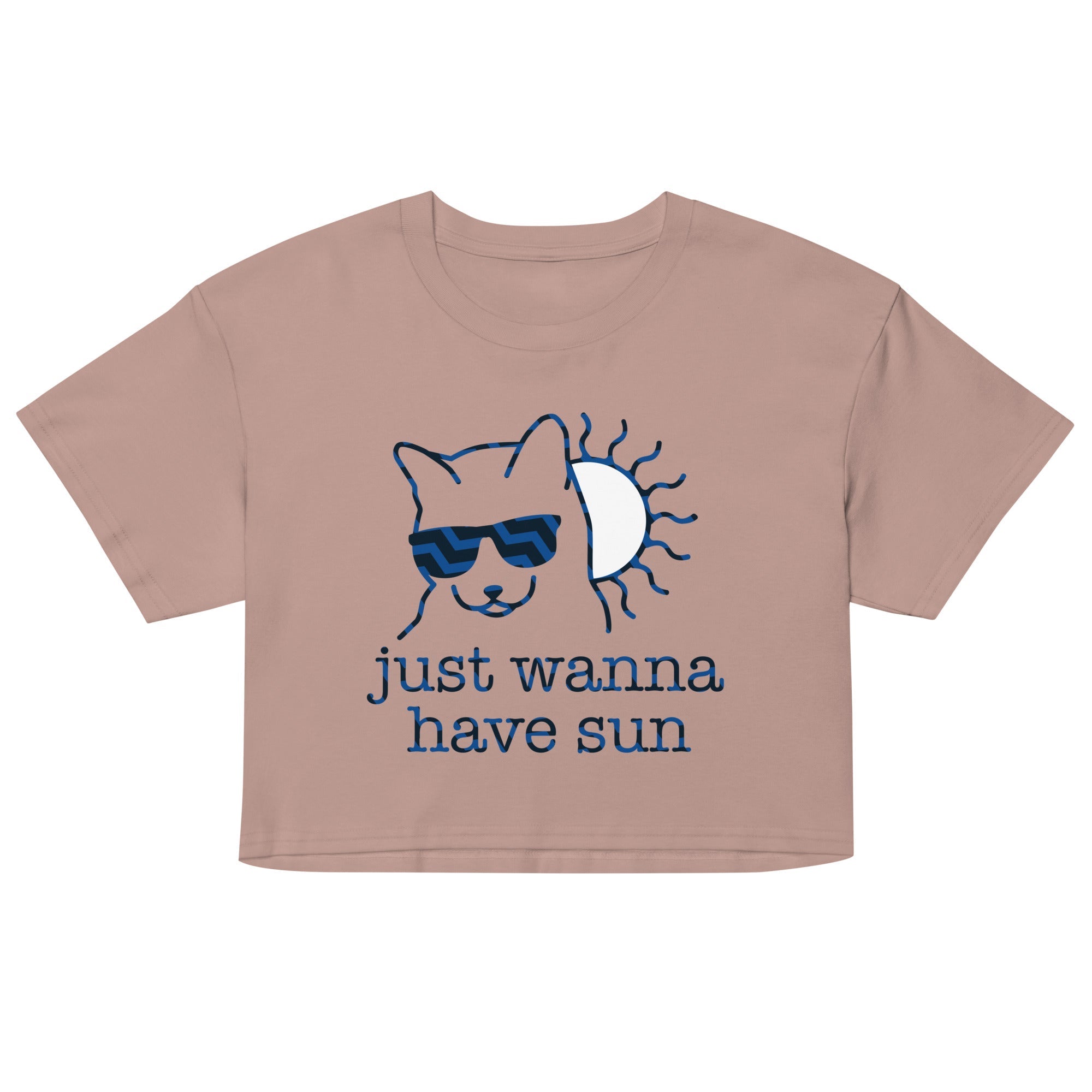 Just Wanna Have Sun Women's Crop Tee