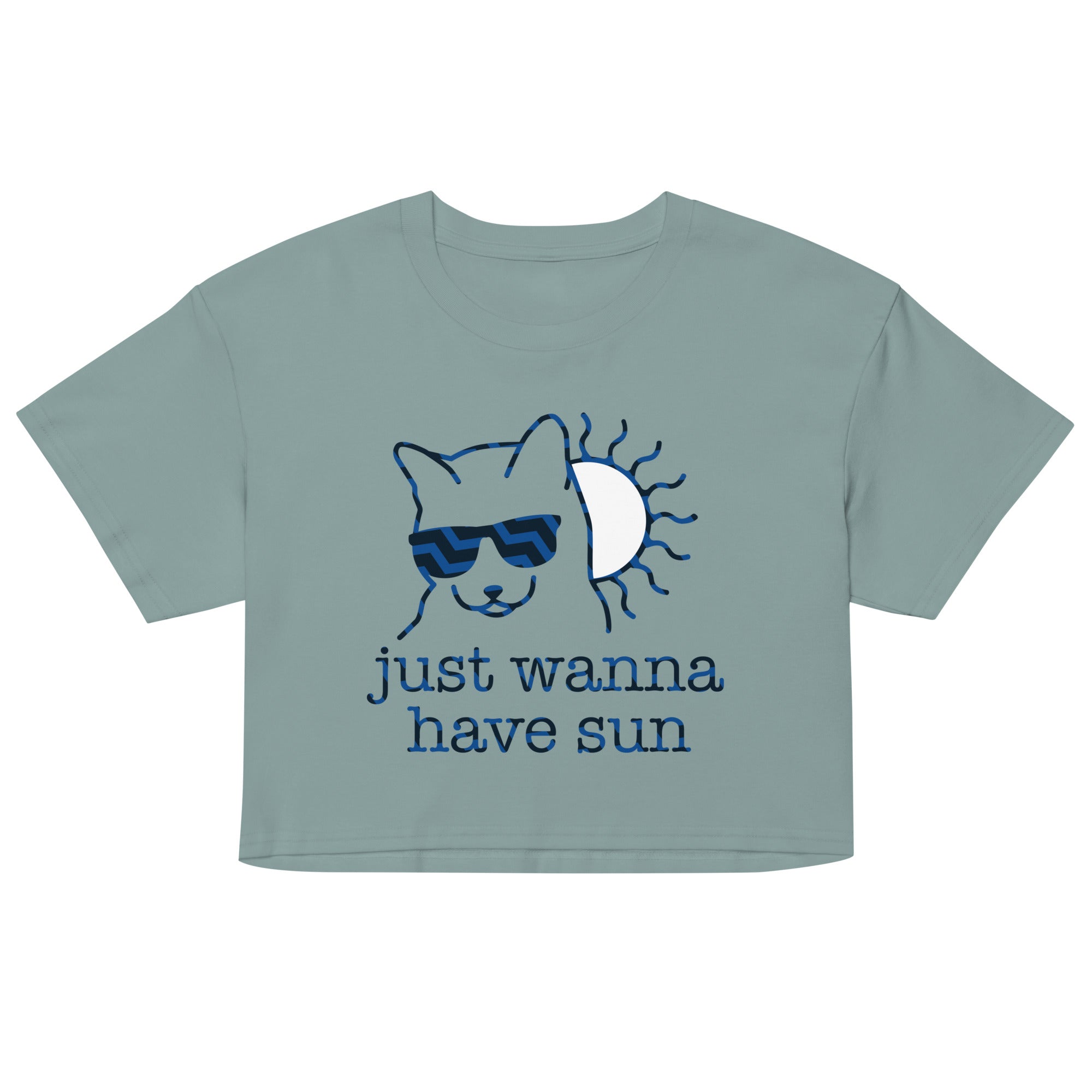 Just Wanna Have Sun Women's Crop Tee