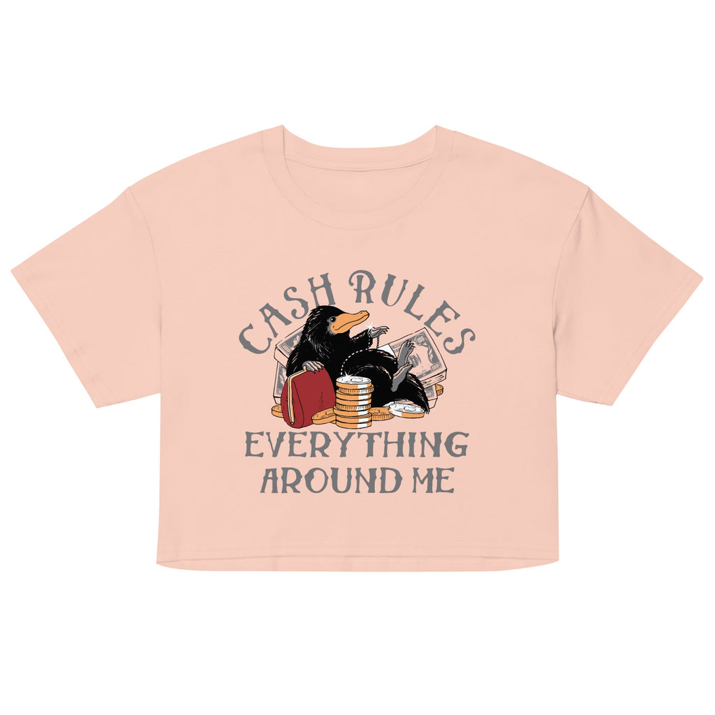Cash Rules Everything Around Me Women's Crop Tee