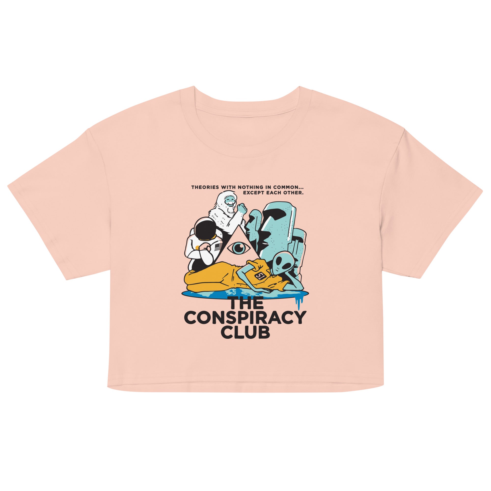 The Conspiracy Club Women's Crop Tee