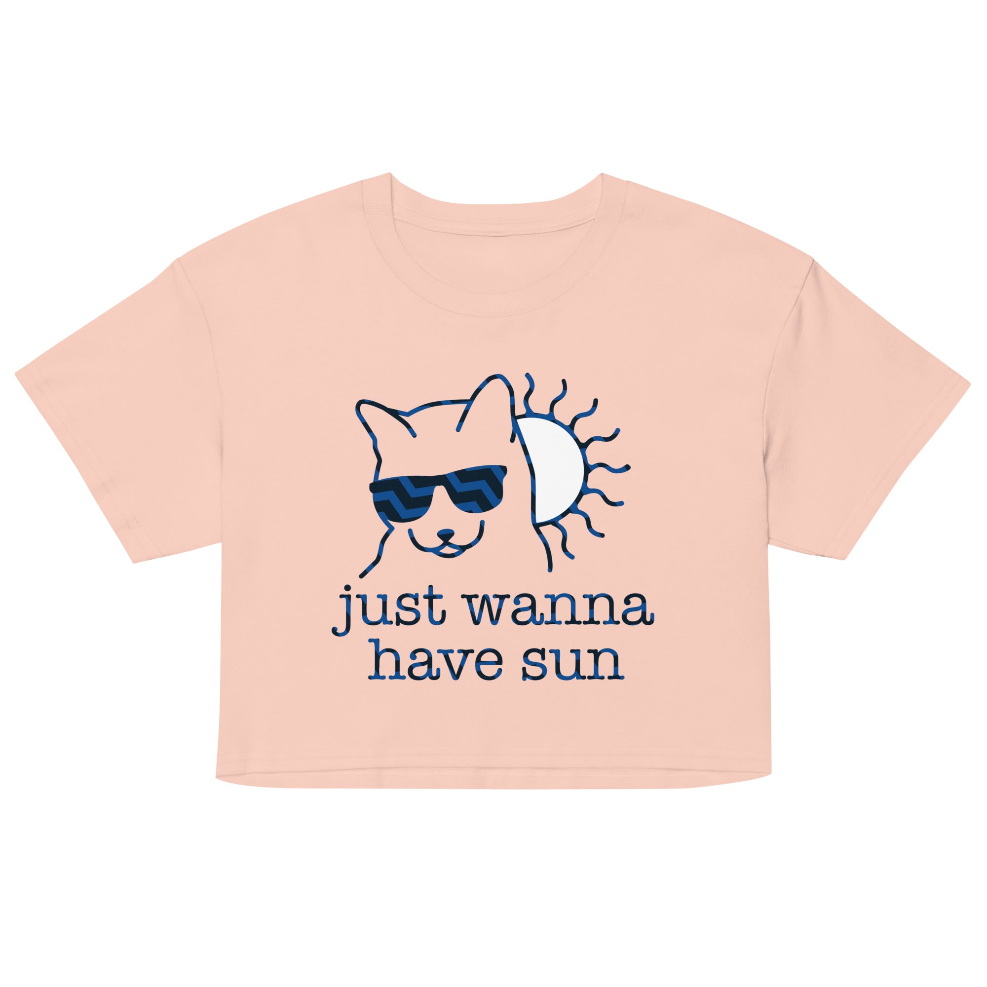 Just Wanna Have Sun Women's Crop Tee