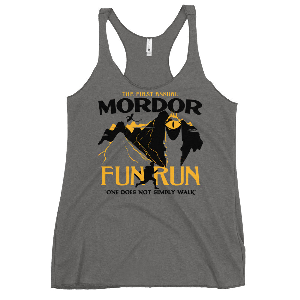 Mordor Fun Run Women's Racerback Tank