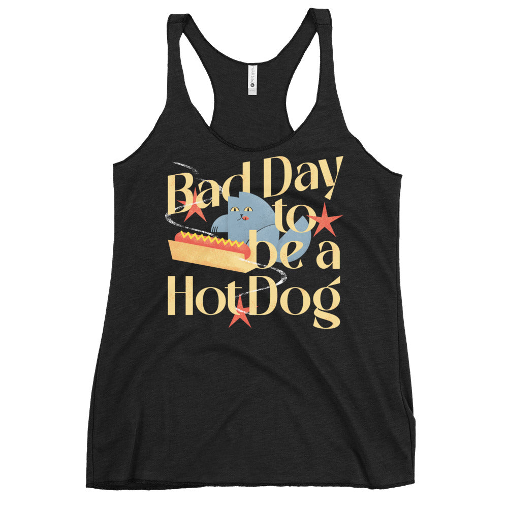 Bad Day To Be A Hot Dog Women's Racerback Tank
