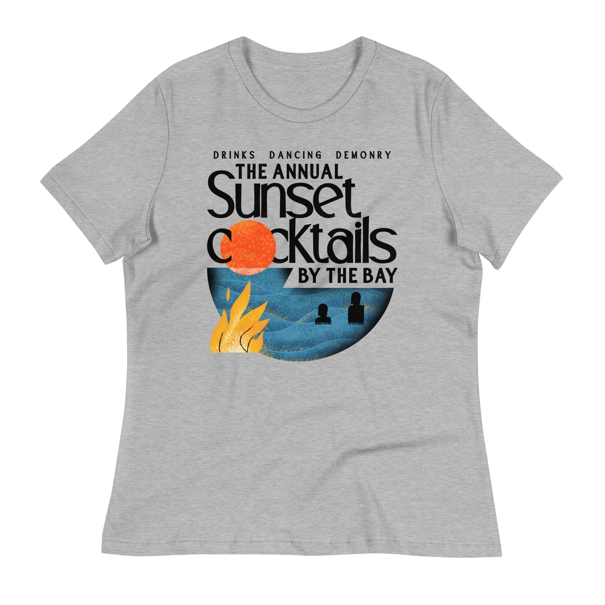 The Annual Sunset Cocktails By The Bay Women's Signature Tee