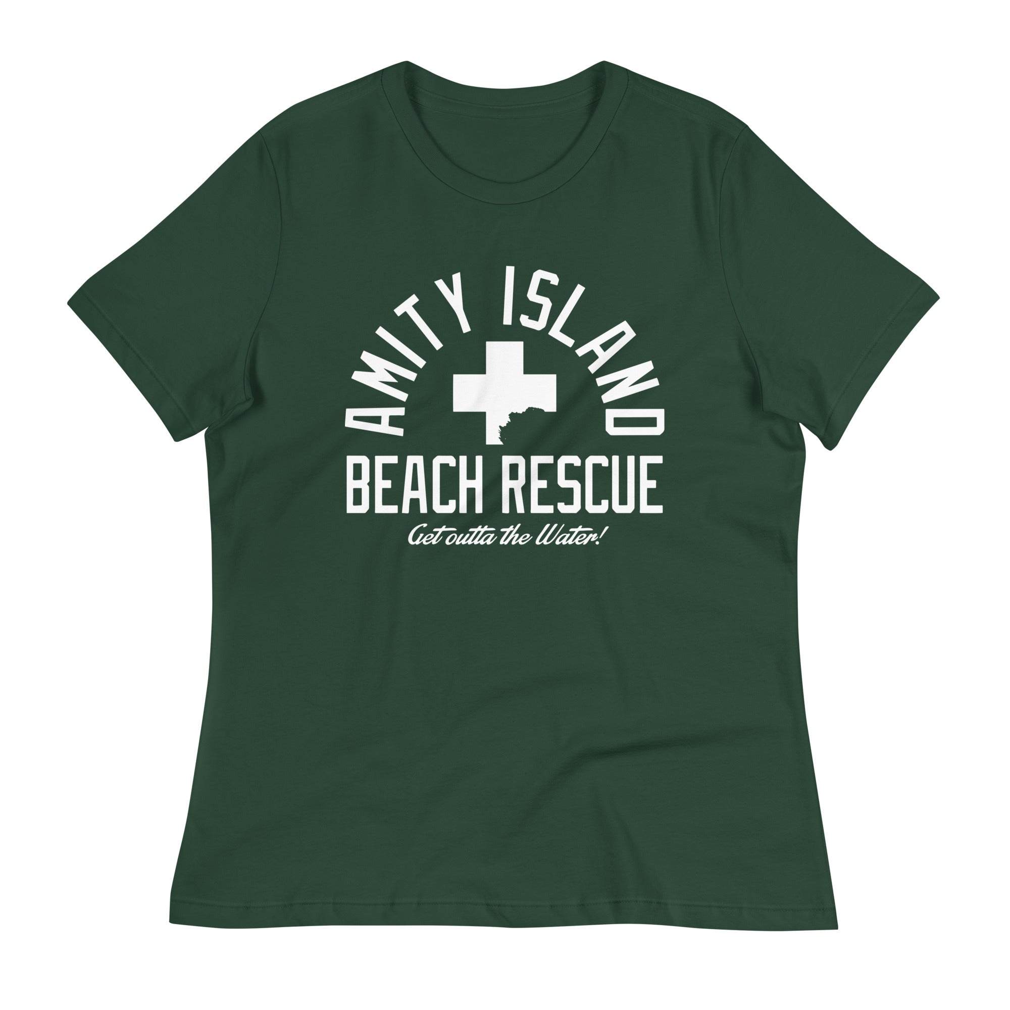 Amity Island Beach Rescue Women's Signature Tee