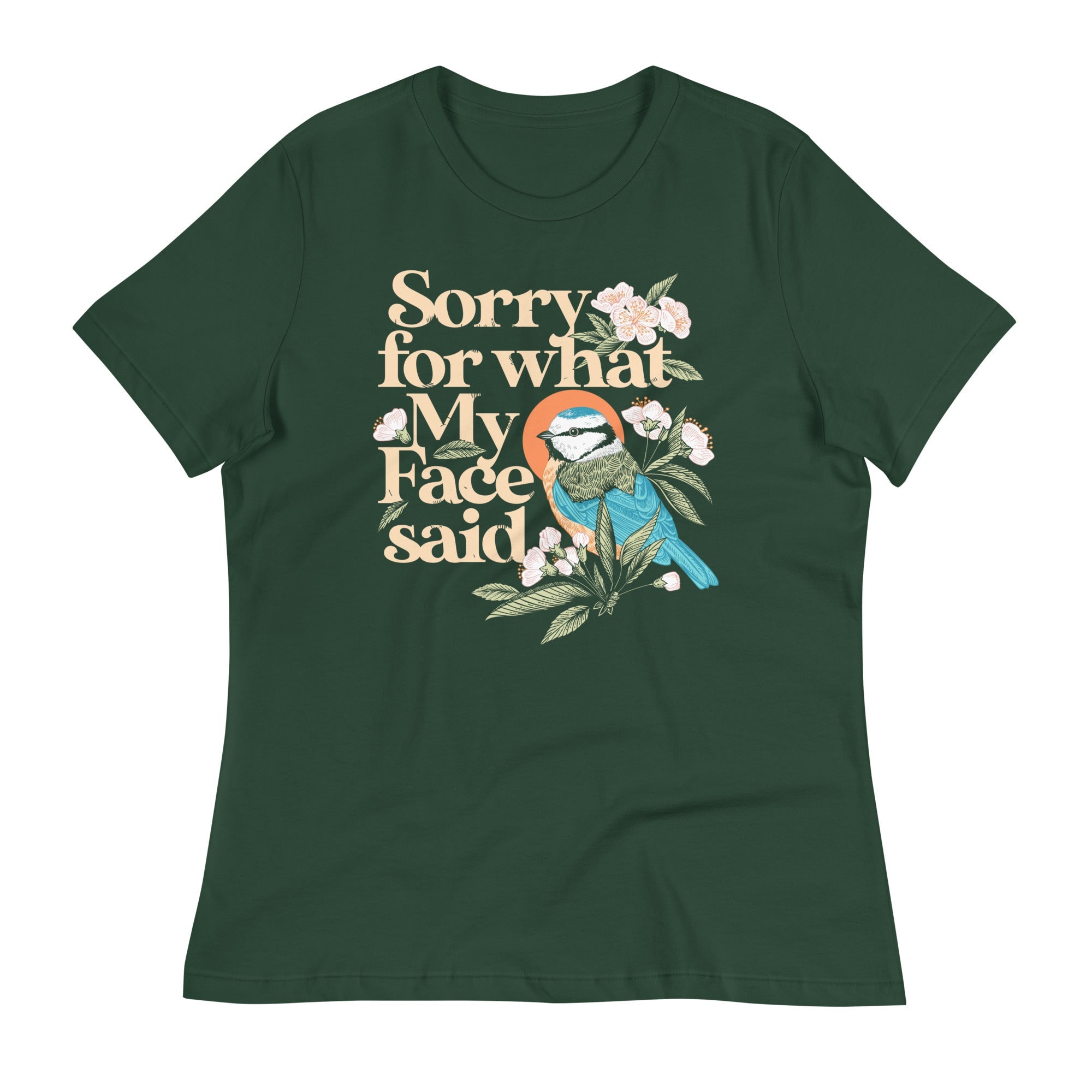 Sorry For What My Face Said Women's Signature Tee