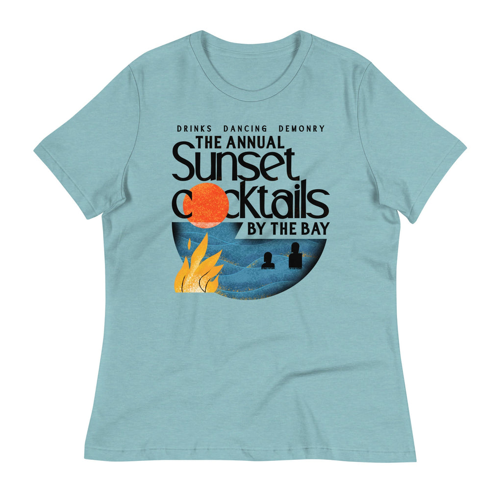 The Annual Sunset Cocktails By The Bay Women's Signature Tee