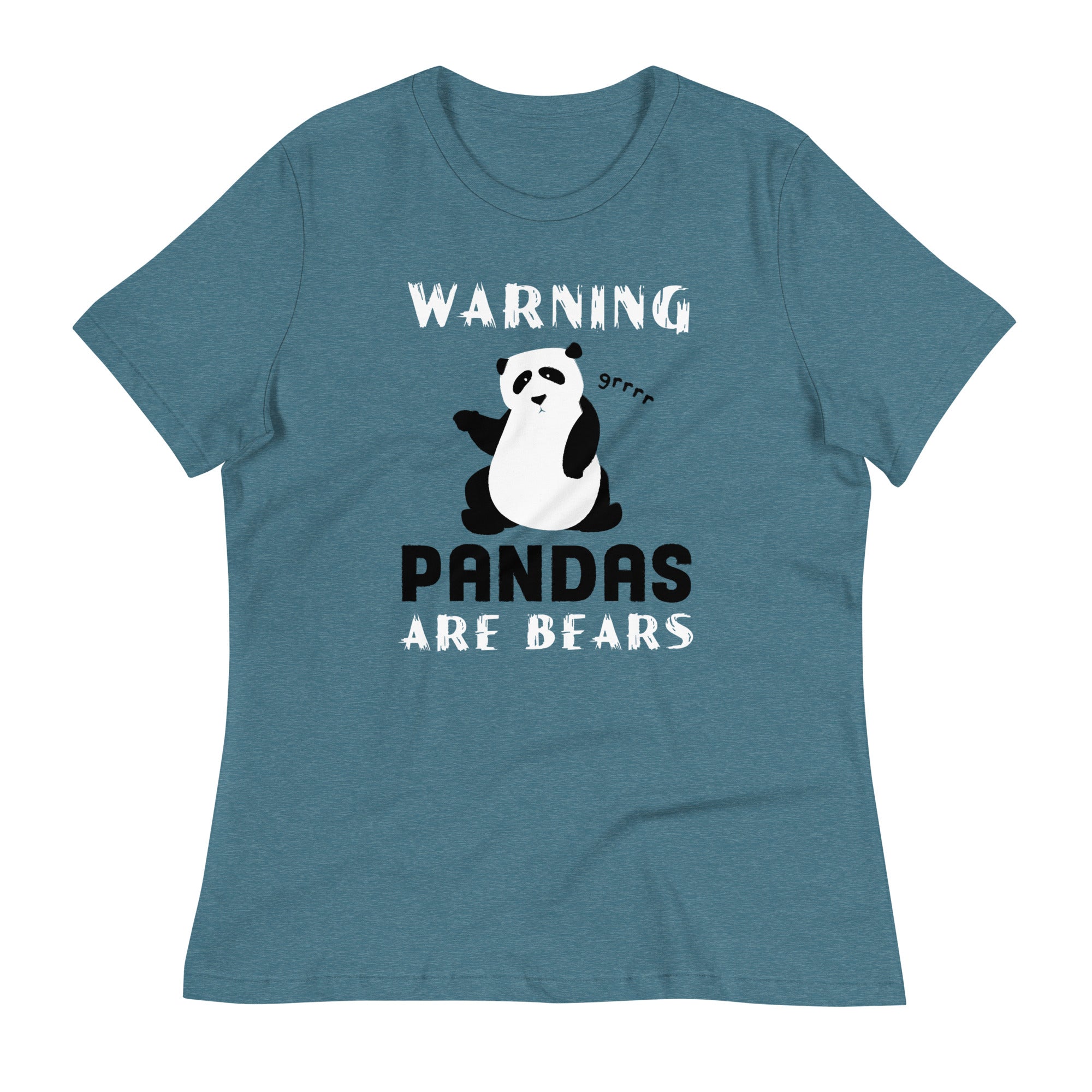 Warning, Pandas Are Bears Women's Signature Tee