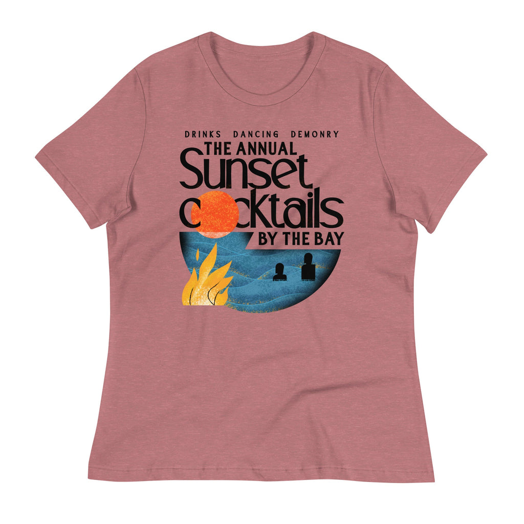 The Annual Sunset Cocktails By The Bay Women's Signature Tee