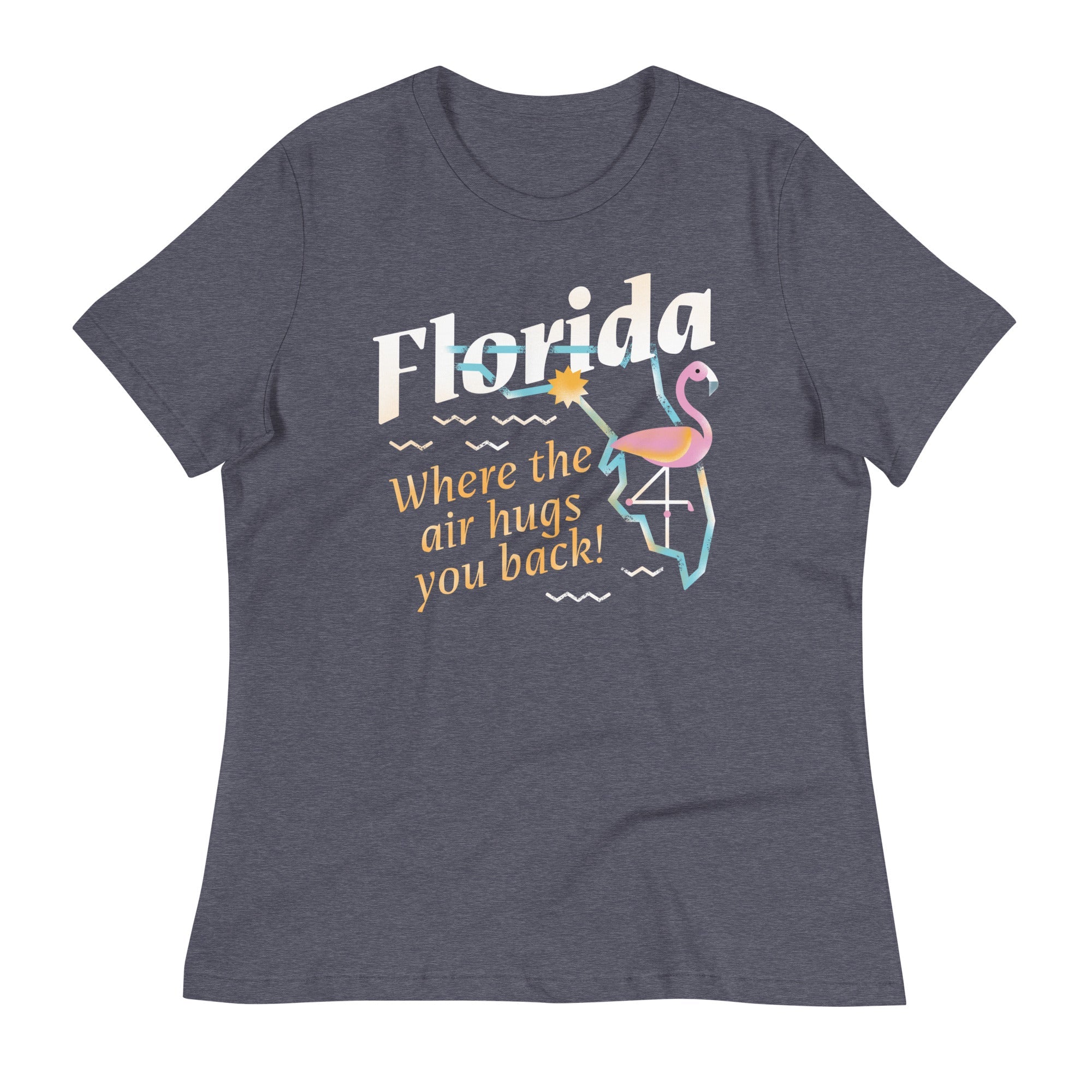 Florida Where The Air Hugs You Back Women's Signature Tee