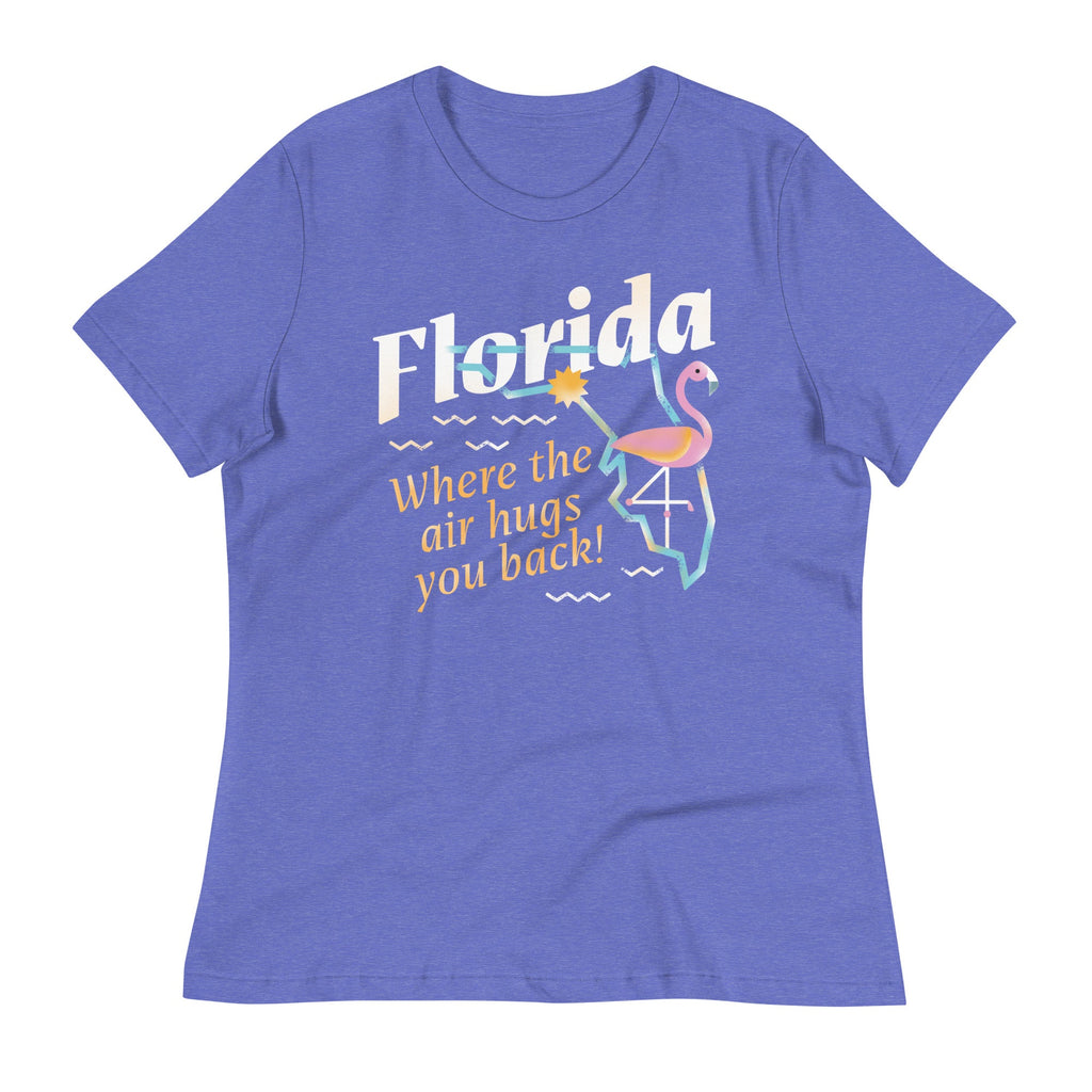 Florida Where The Air Hugs You Back Women's Signature Tee