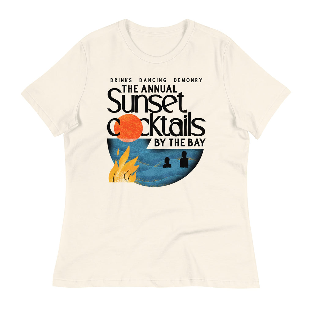The Annual Sunset Cocktails By The Bay Women's Signature Tee