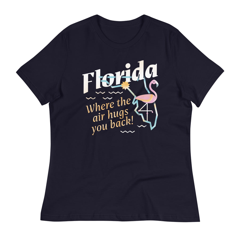Florida Where The Air Hugs You Back Women's Signature Tee