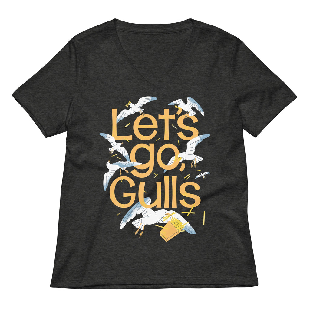 Let's Go, Gulls Women's V-Neck Tee