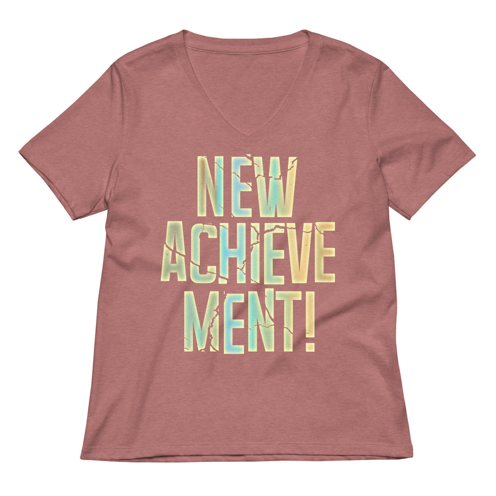 New Achievement! Women's V-Neck Tee