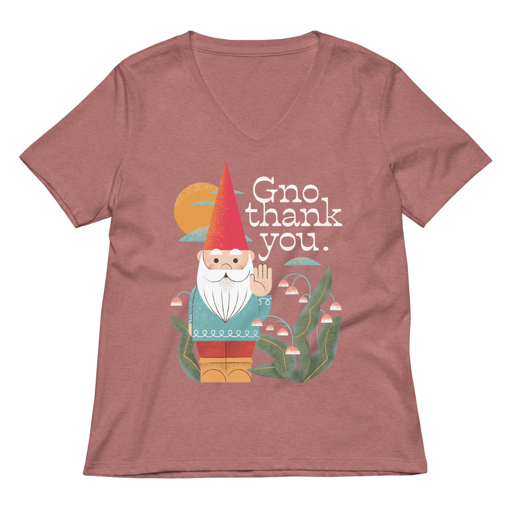 Gno Thank You Women's V-Neck Tee