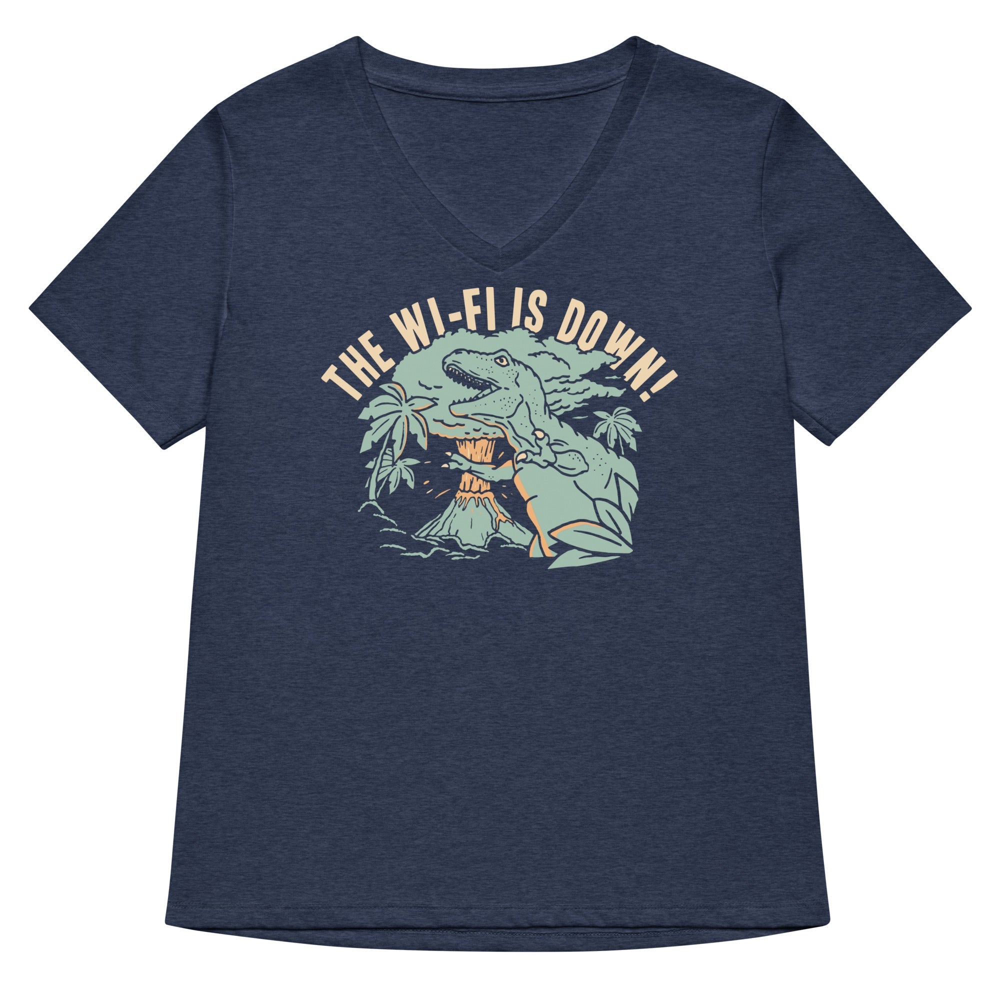 The Wi-Fi Is Down! Women's V-Neck Tee