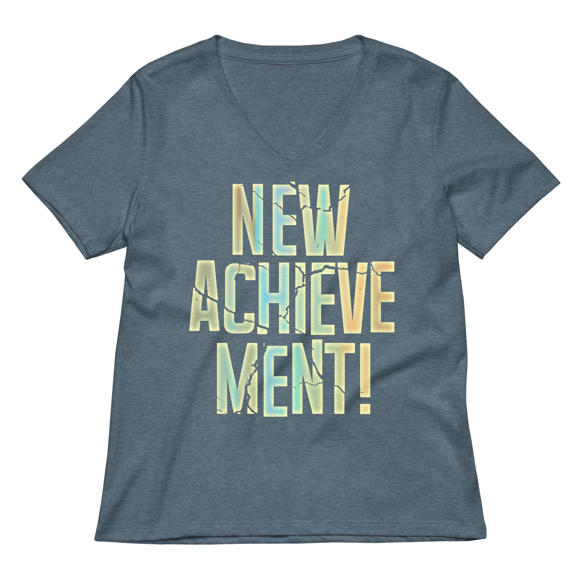 New Achievement! Women's V-Neck Tee
