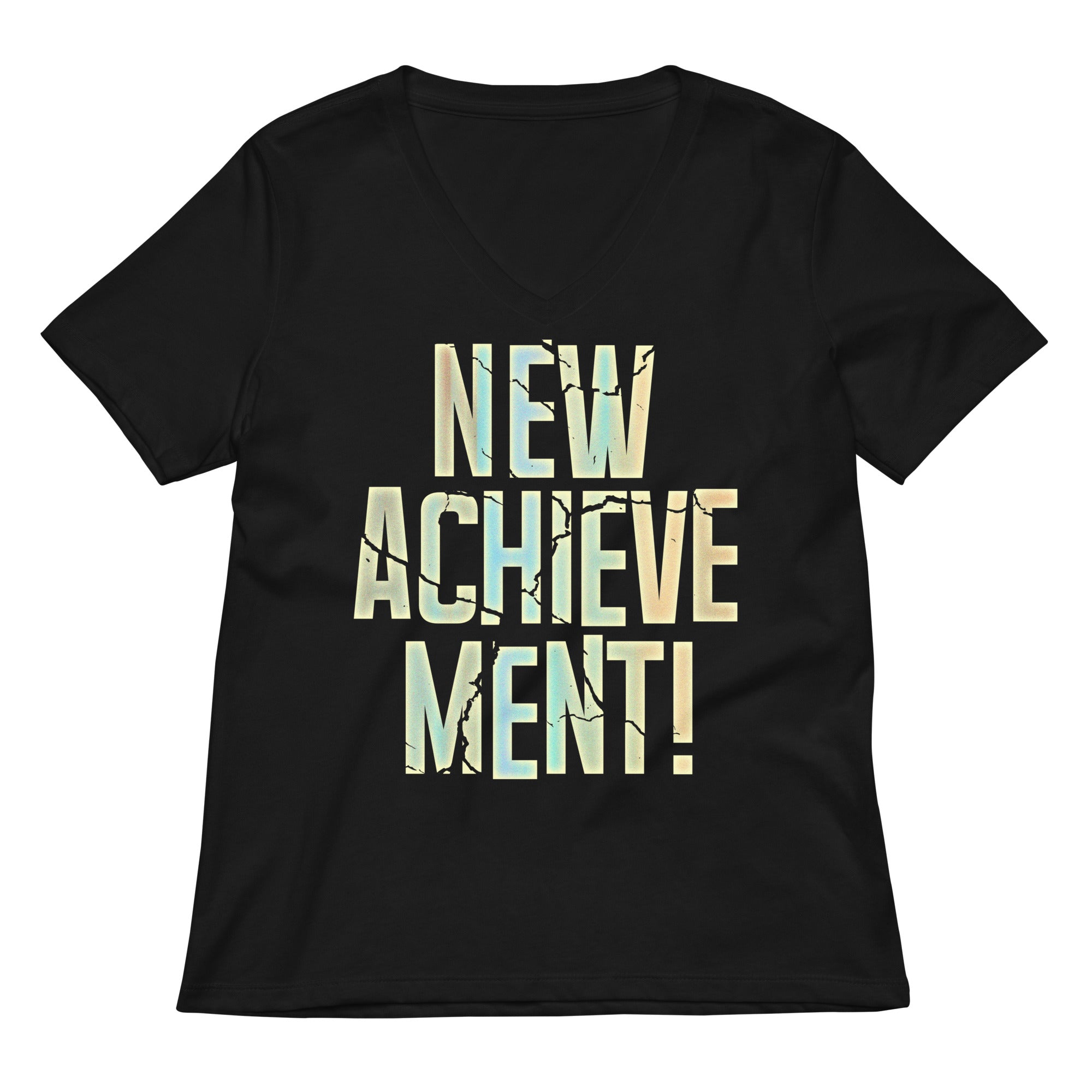 New Achievement! Women's V-Neck Tee