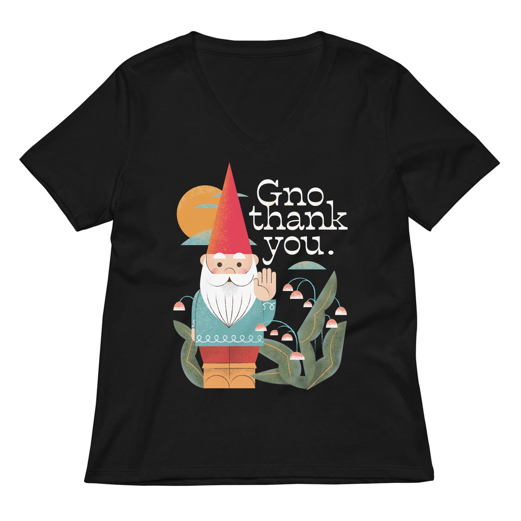 Gno Thank You Women's V-Neck Tee