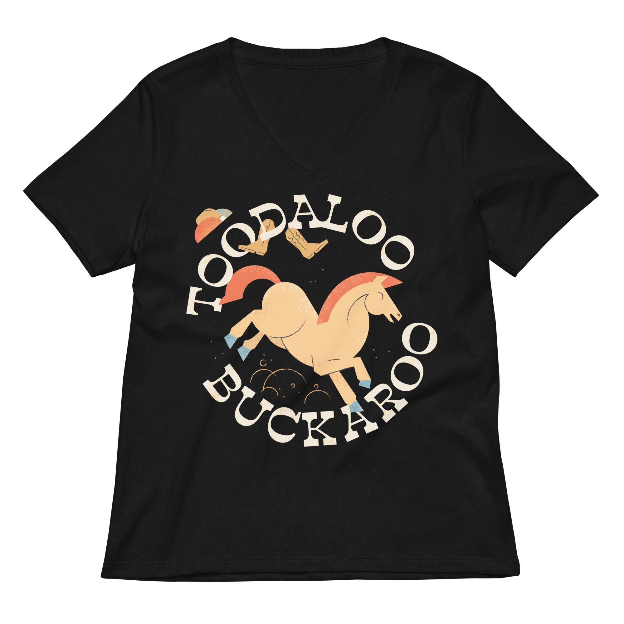 Toodaloo Buckaroo Women's V-Neck Tee