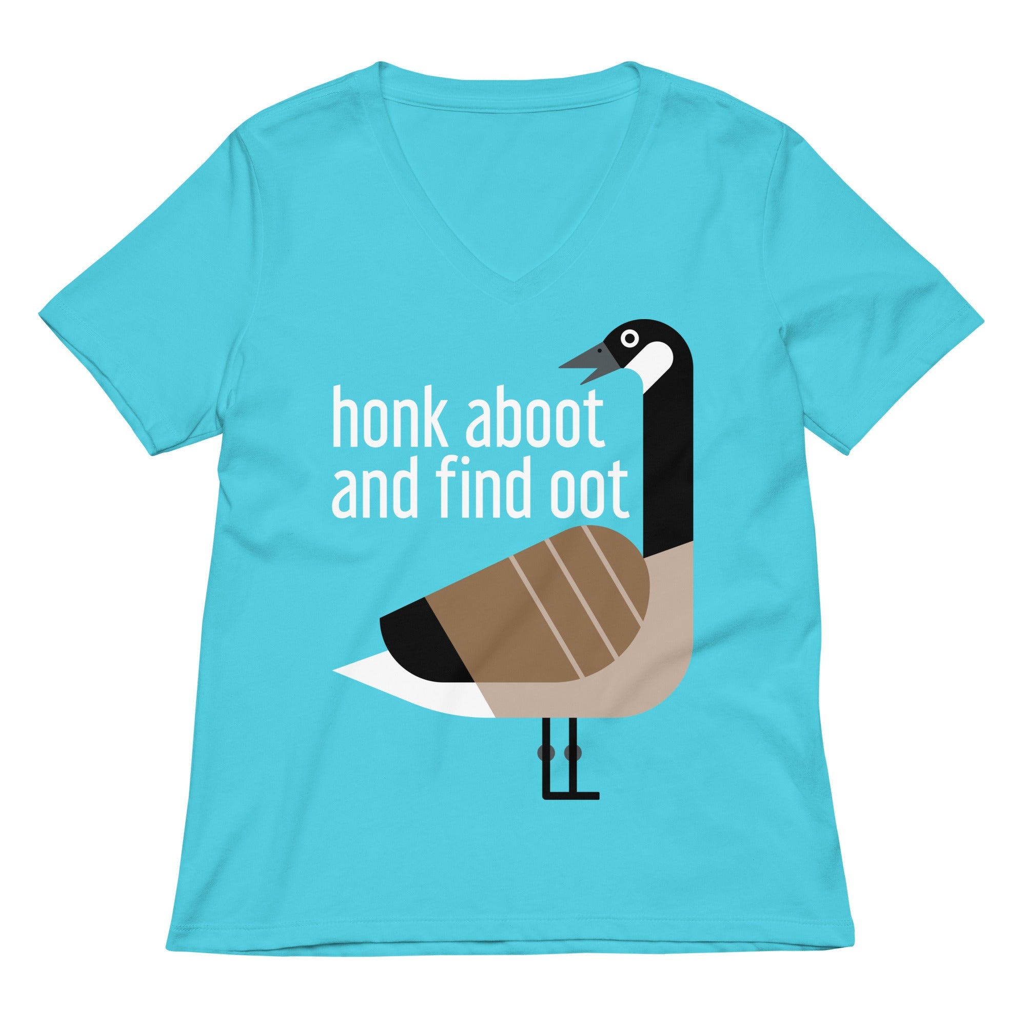Honk Aboot And Find Oot Women's V-Neck Tee