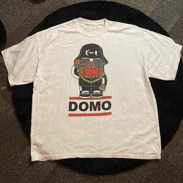 y2k Domo hip hop T-Shirt, Vintage Graphic Tees Gothic Grunge Y2k Emo Scene Amity Affliction Style Clothes Men Women...