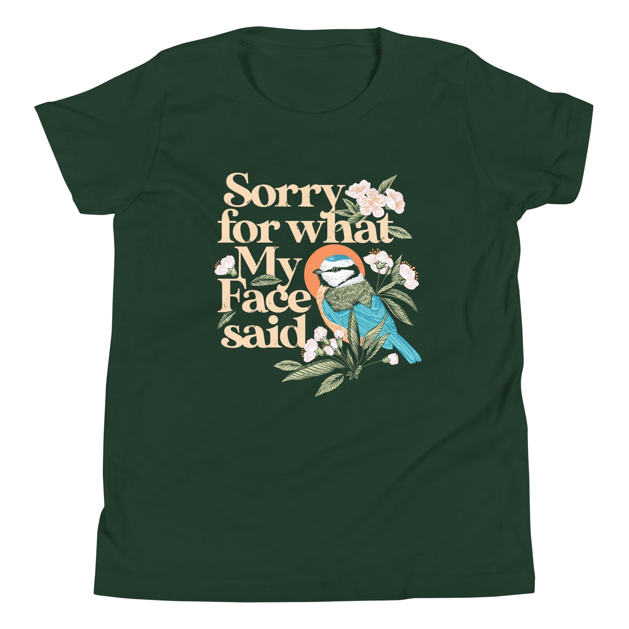 Sorry For What My Face Said Kid's Youth Tee