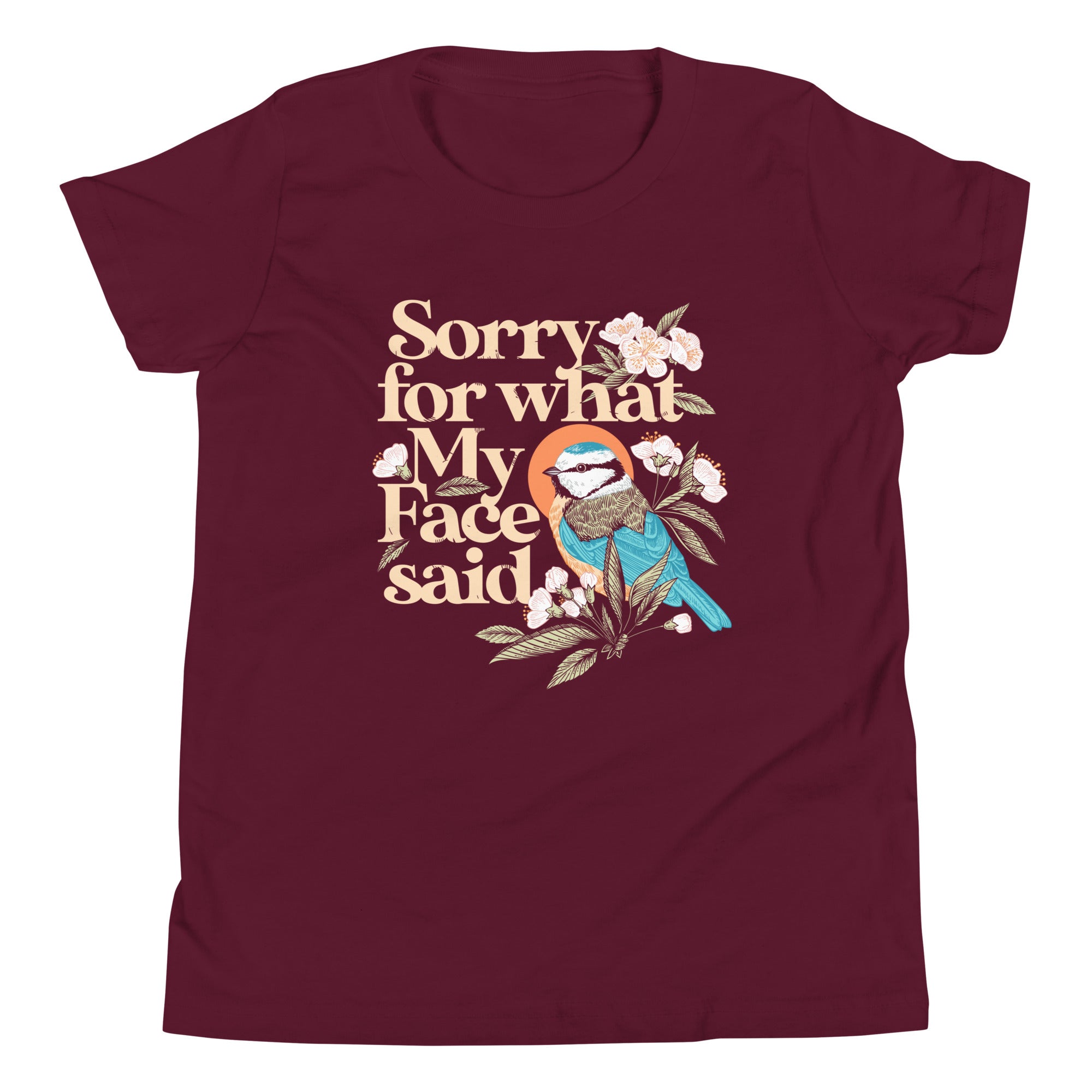 Sorry For What My Face Said Kid's Youth Tee